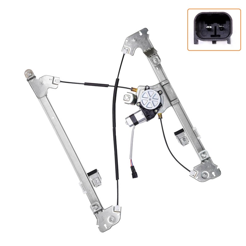 Ameetaa 741-428 Driver Power Window Lift Regulator with Motor Assembly Compatible for 2004-2008 Ford F-150 Crew Standard Cab & 2006-2008 Lincoln Mark LT - Image 3